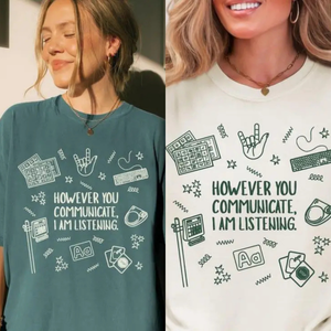 SLP Graduation Gift Shirt – "Everyone Deserves Communication" Aesthetic Tee