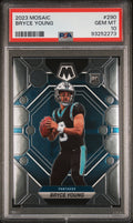 Graded 2023 Panini Mosaic Bryce Young #290 Rookie RC Football Card PSA 10 Gem Mint
