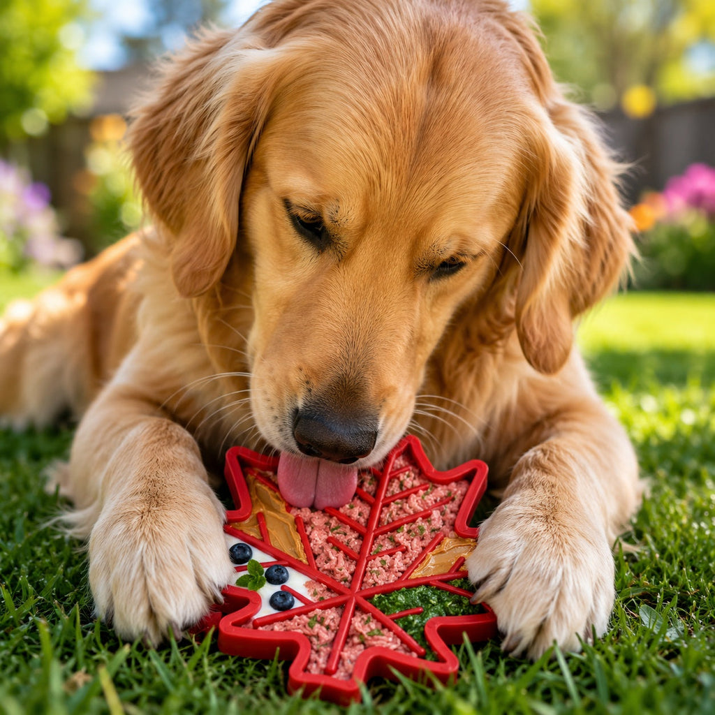 Canadian Maple Leaf Nylon Dog Chew Toy - Durable & USA Made