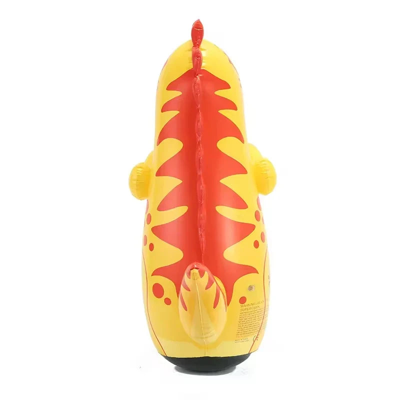 Inflatable Dinosaur Punching Bag Tumbler Kids Boxing Toy