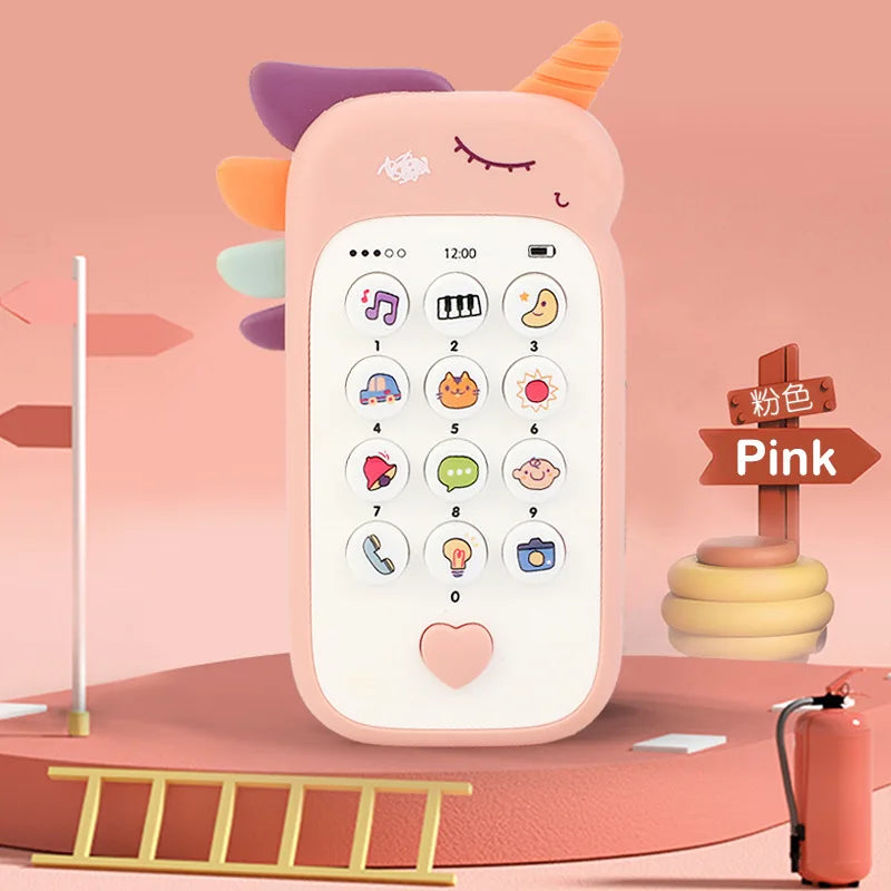 Baby Phone Toy – Musical Sound Telephone with Teether for Infants