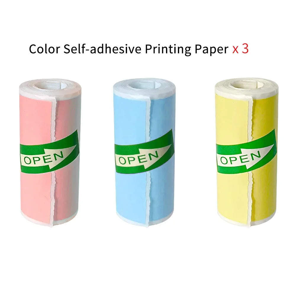 Mini Portable Thermal Label Printer – Self-Adhesive Sticker Printer