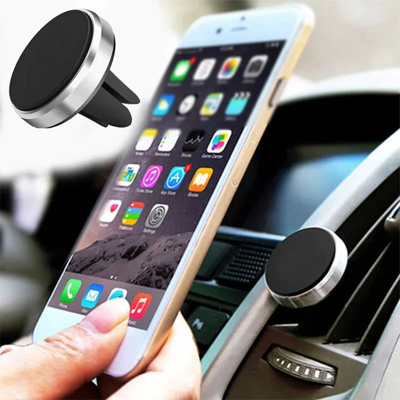 Magnetic Car Phone Holder – Air Vent Mount with 360° Rotation
