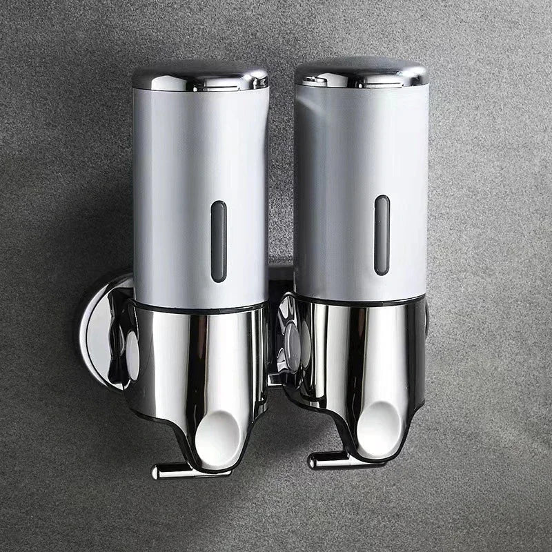 Wall Mounted Shampoo and Soap Dispenser, 1 2 3-Tube Shower Dispenser 500-1500ml