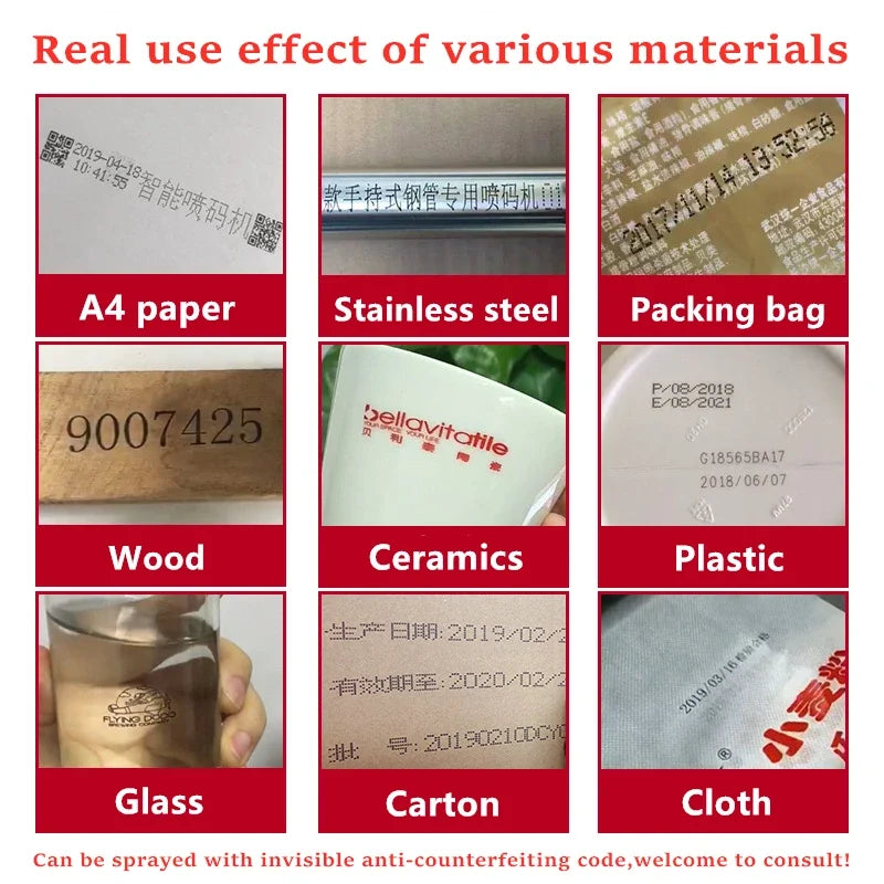 Portable Handheld Inkjet Printer – Thermal Printer for QR Codes & Labels