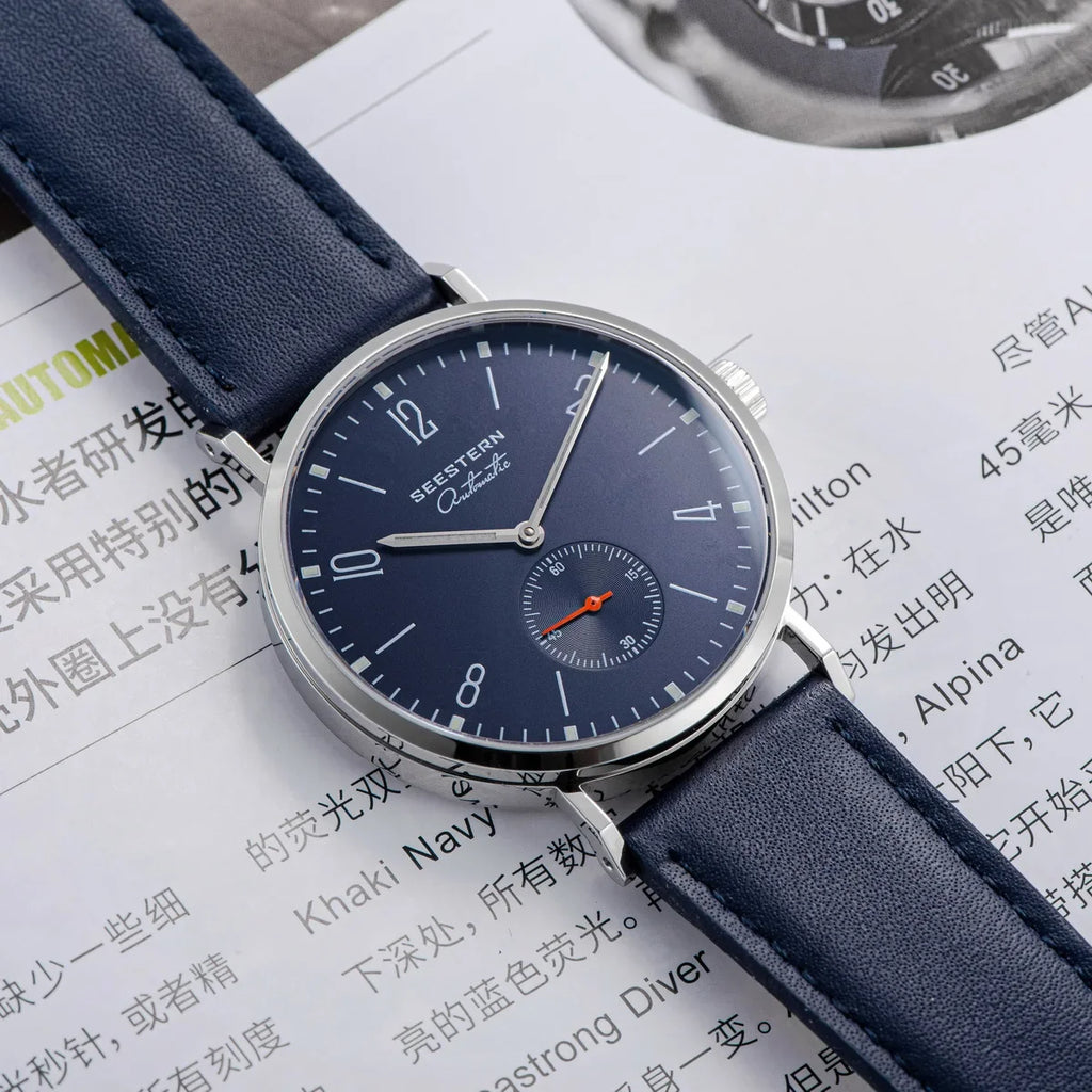Men's Ultra-Thin Automatic Dress Watch – Stainless Steel Business Watch