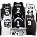 Autographed/Signed San Antonio Basketball Jersey Mystery Box with PSA JSA or Beckett COA