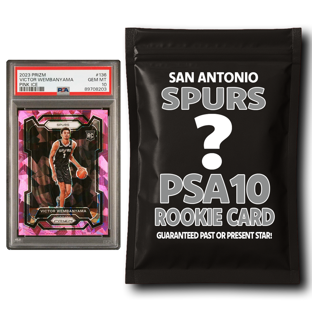 San Antonio Spurs PSA 10 Graded Rookie Card Mystery Pack