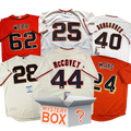 Autographed/Signed San Francisco Baseball Jersey Mystery Box with PSA JSA or Beckett COA