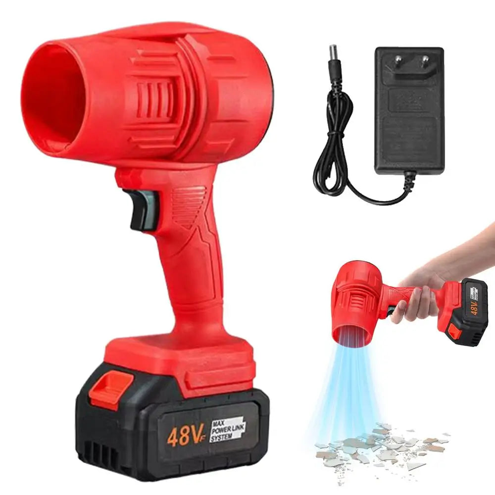 Cordless Mini Air Blower – Handheld Jet Fan for Dust & Leaf Cleaning