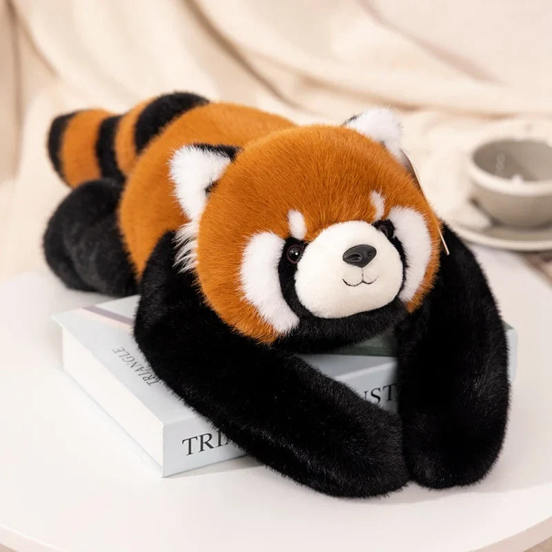 Kawaii Forest Animal Plush Doll – Soft Long-Arm Raccoon & Panda