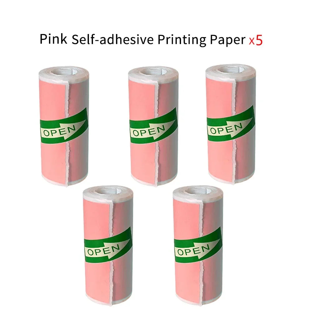Mini Portable Thermal Label Printer – Self-Adhesive Sticker Printer