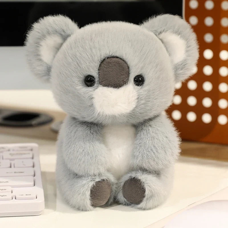 Cute Sitting Animal Plush Toys – Red Panda, Fox, Sloth & More