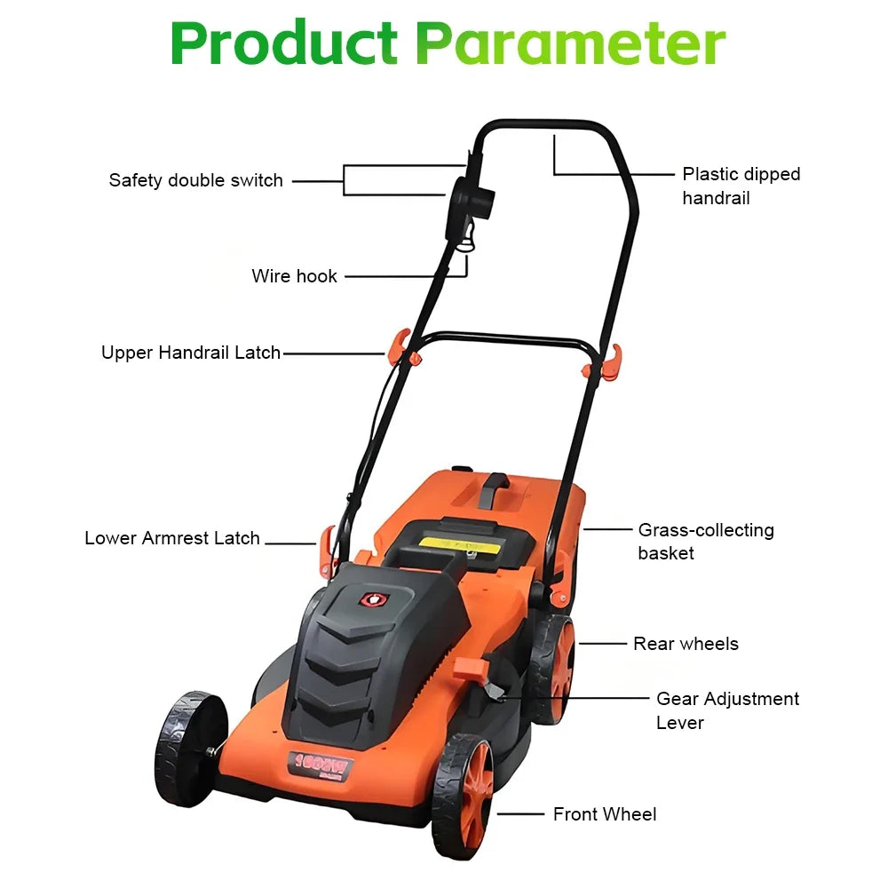 Handheld Electric Weeder and Lawn Trimmer, Cordless Brushless Garden Tool