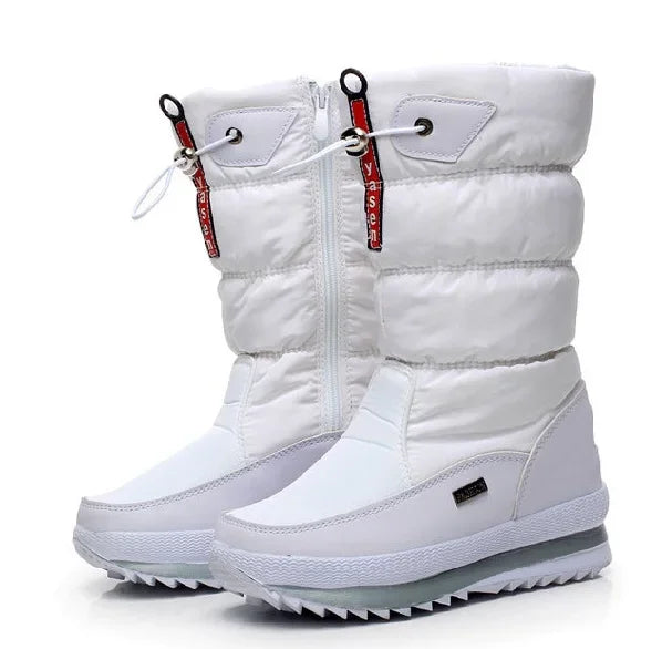 Women's Winter Boots – Thick Plush, Waterproof, Non-Slip