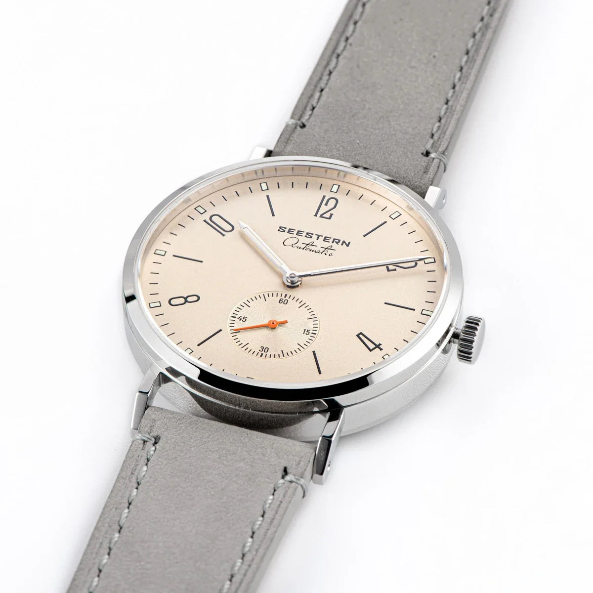Men's Ultra-Thin Automatic Dress Watch – Stainless Steel Business Watch