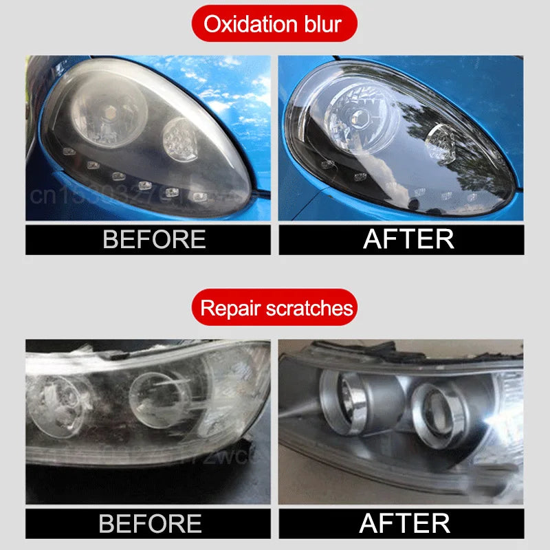Car Headlight Restoration Kit – Headlamp Polishing and Cleaning Kit