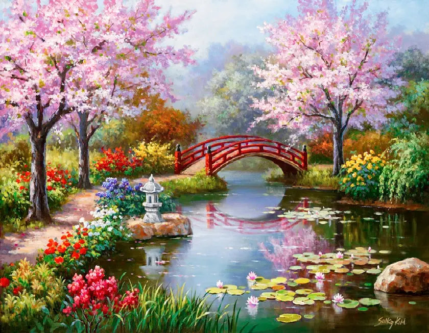 5D Diamond Painting Landscape House Full Drill DIY Embroidery Kit