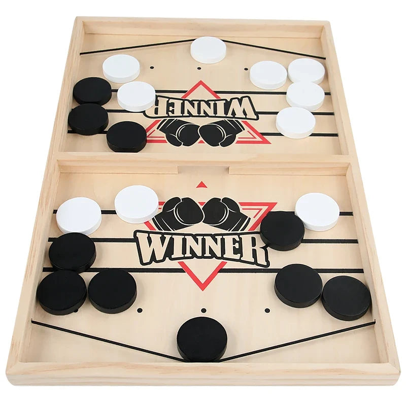 Wooden Bouncing Chess Tabletop Game – Parent-Child Interactive Toy