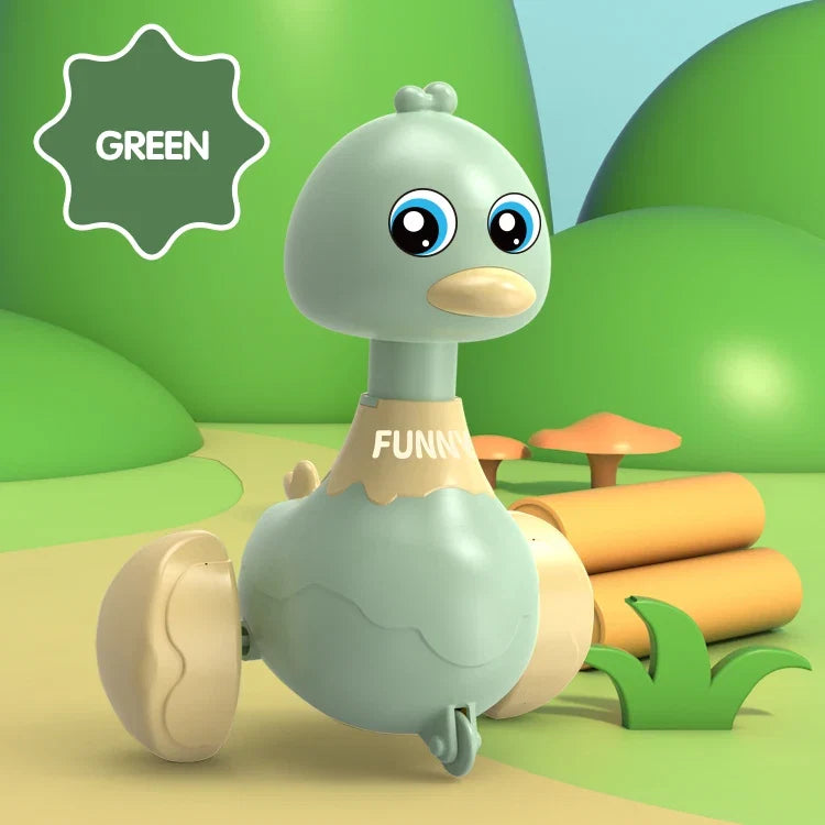 Baby Duck Pull Back Car – Cartoon Swing Toy for Toddlers Boys & Girls