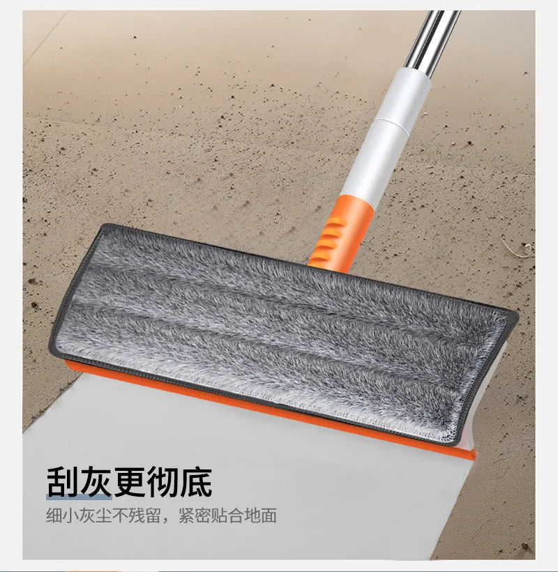 Telescopic Window Cleaning Mop – Microfiber Glass Squeegee & Scraper