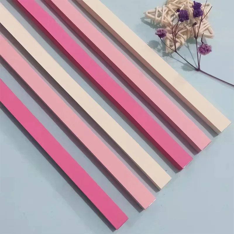 Lucky Star Origami Paper Strips Set – 540 Sheets, 27 Colors