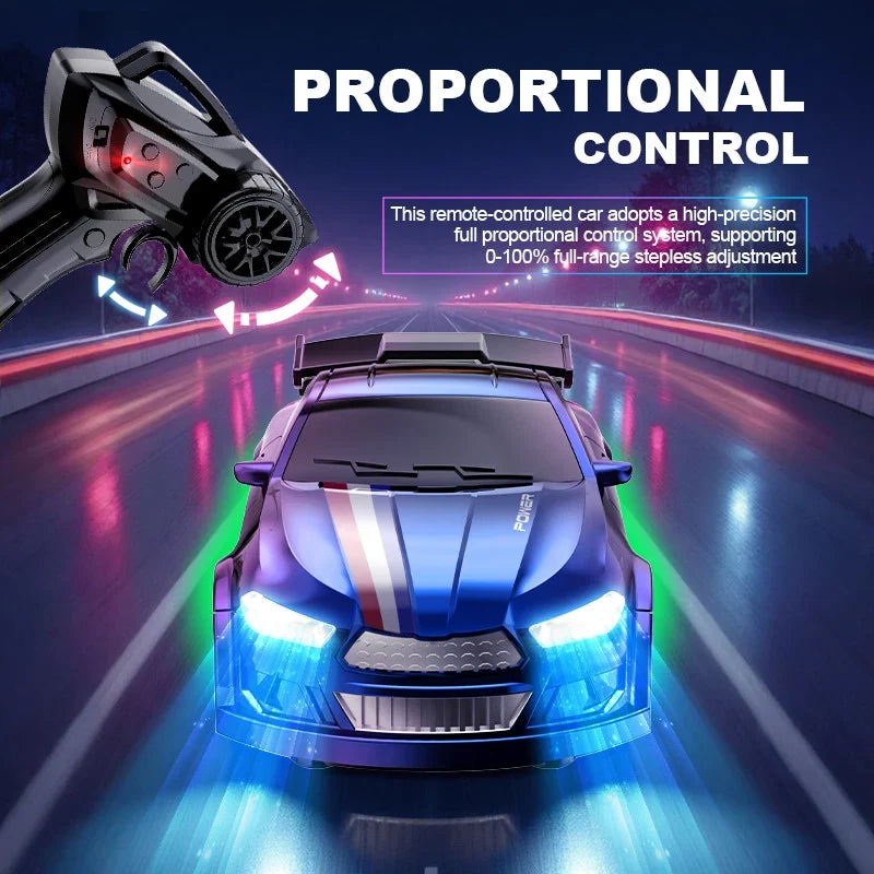 1/64 Scale Drift RC Car 4WD Mini Racing Model with 2.4GHz Remote