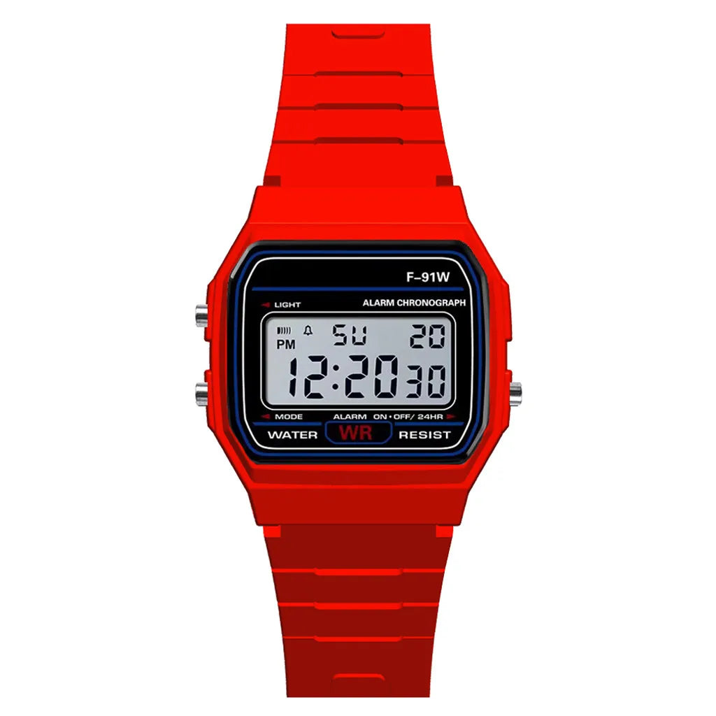 Men's Vintage Military LED Digital Watch – Waterproof Sport Watch