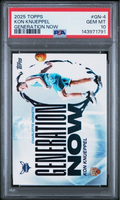 Graded 2025 Topps Kon Knueppel #GN4 Generation Now Rookie RC Basketball Card PSA 10 Gem Mint