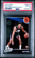 Graded 2025 Topps Ace Bailey #80BK-54 1980 Topps Basketball Rookie RC Basketball Card PSA 10 Gem Mint