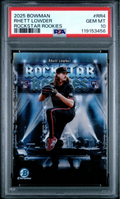 Graded 2025 Topps Bowman Rhett Lowder #RR4 Rockstar Rookies Rookie RC Baseball Card PSA 10 Gem Mint