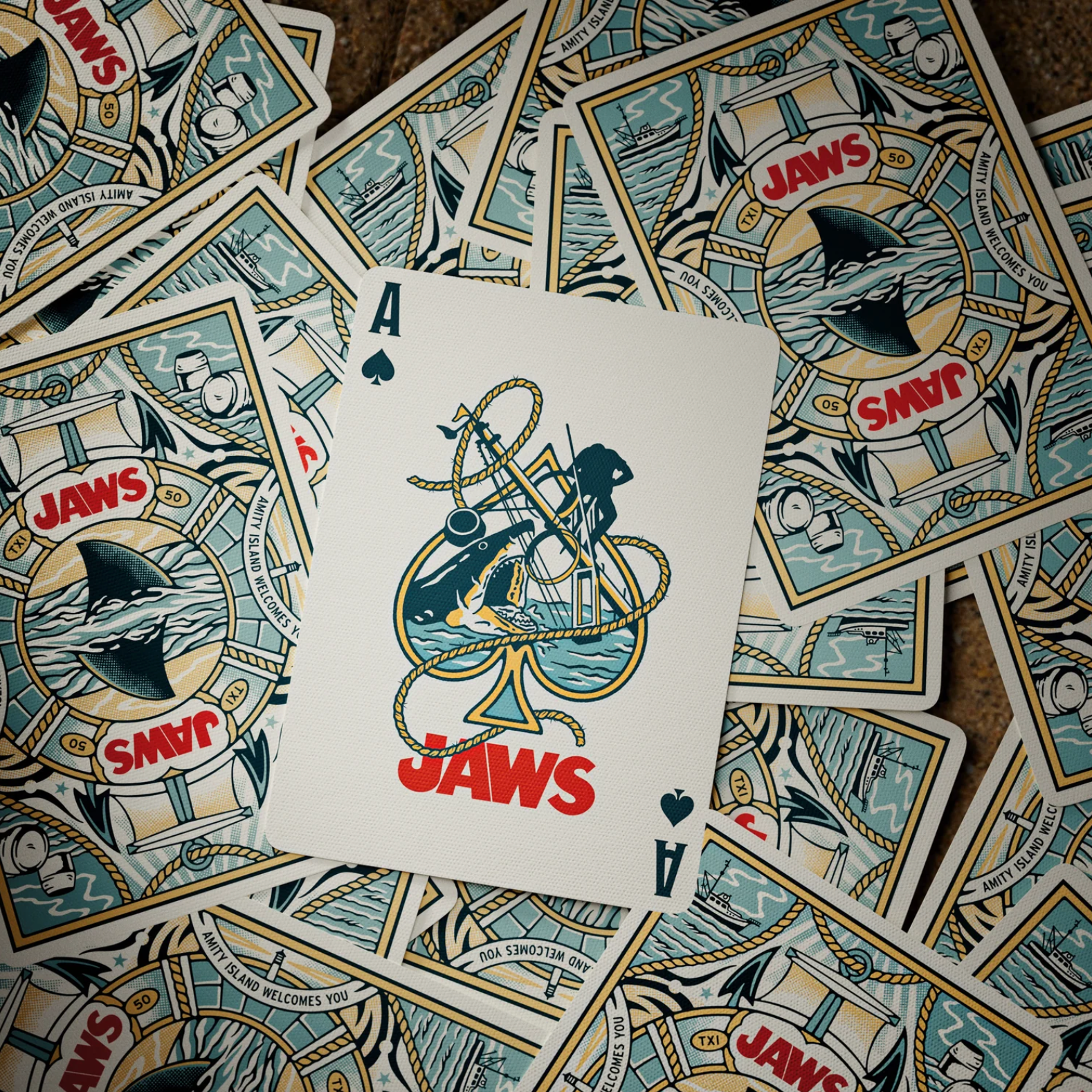 Theory11 JAWS Playing Cards – Premium Movie Deck