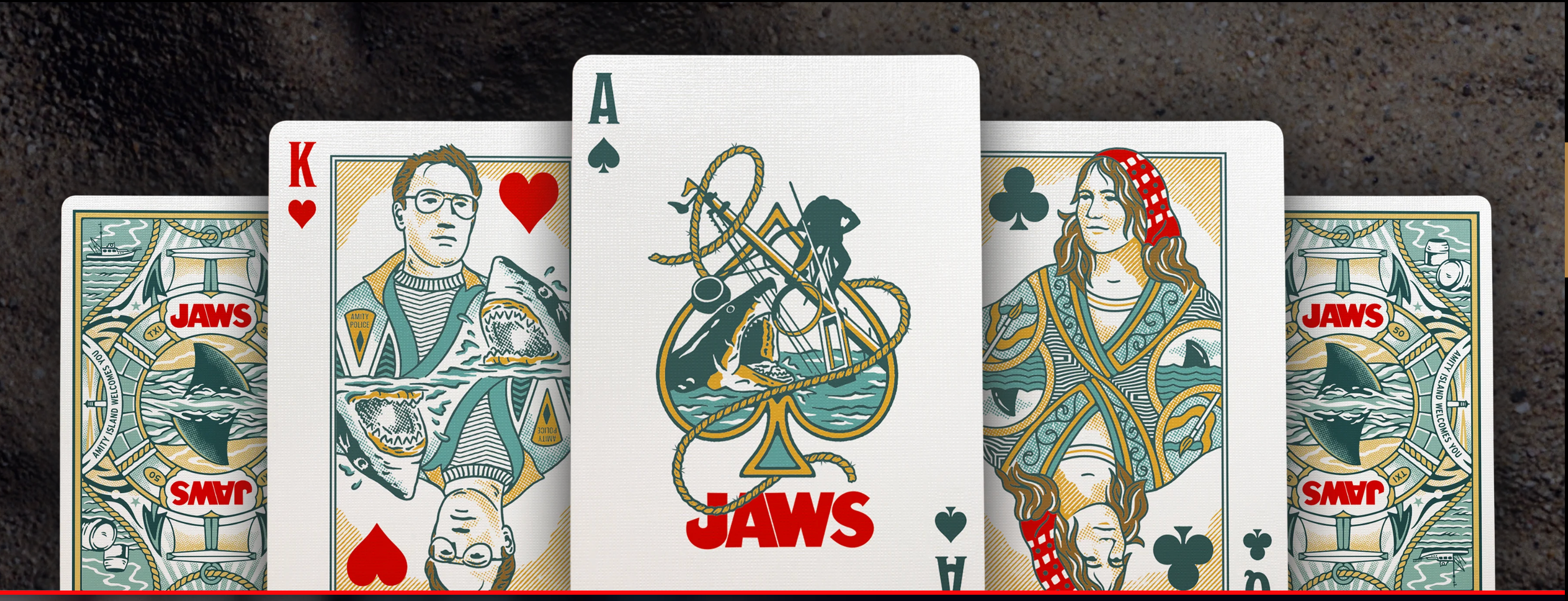 Theory11 JAWS Playing Cards – Premium Movie Deck