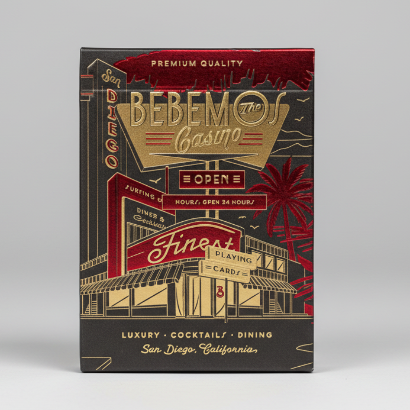 Theory11 Bebemos Casino Playing Cards – Limited Edition Retro
