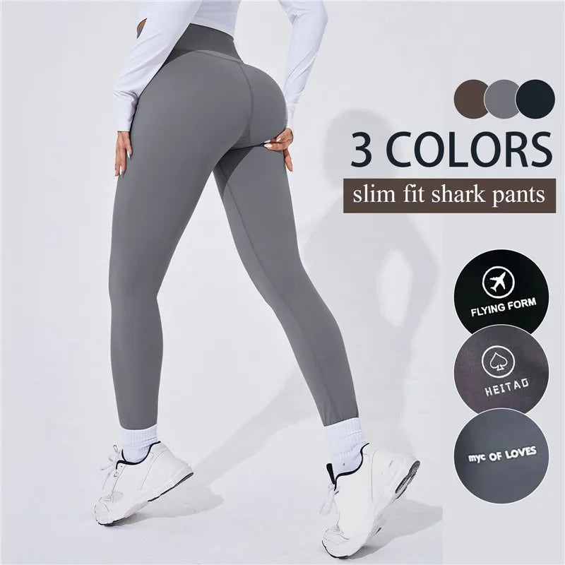 Women's High-Waist Leggings, Thermal Yoga Sports Tights