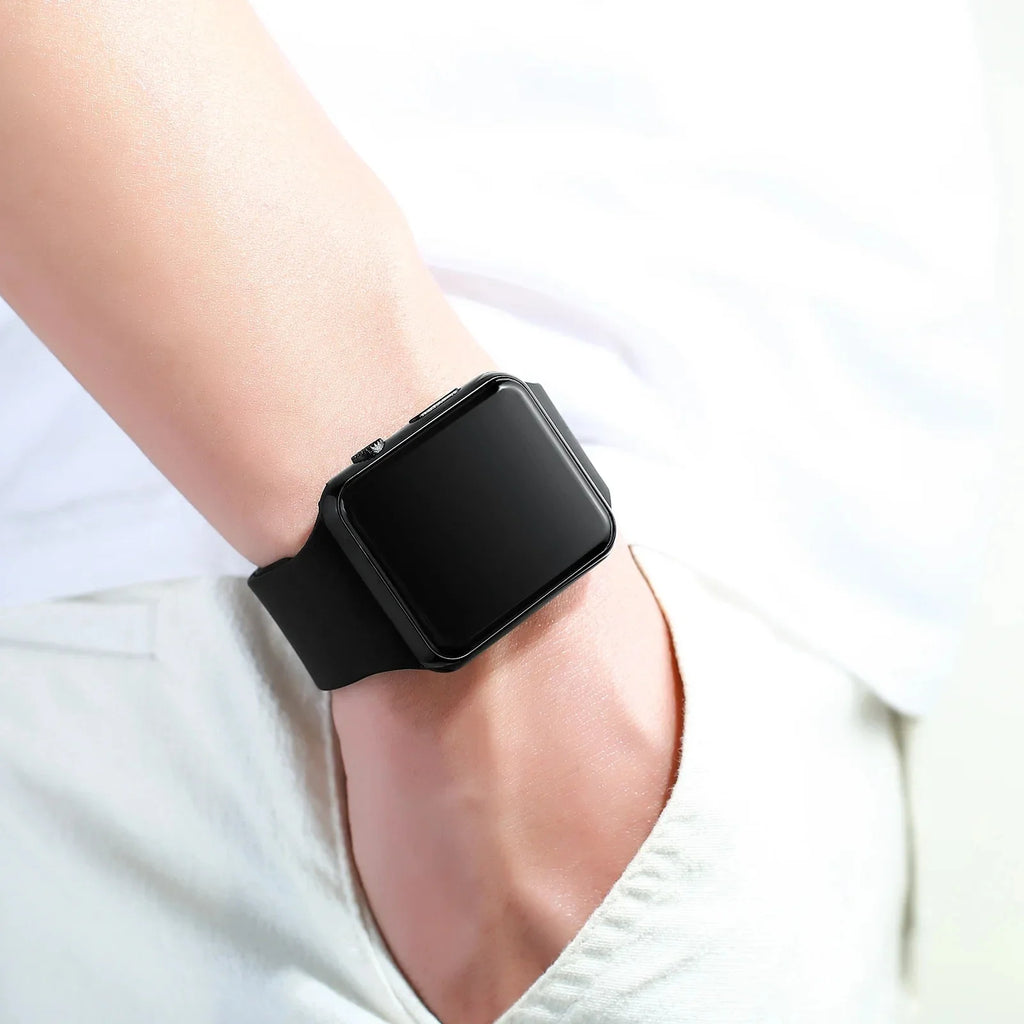 Unisex LED Digital Sport Watch – Black Silicone Wristband
