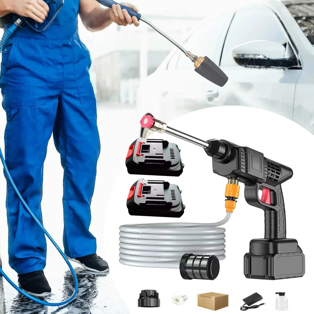 Cordless High-Pressure Washer – Portable Car Wash Spray Gun