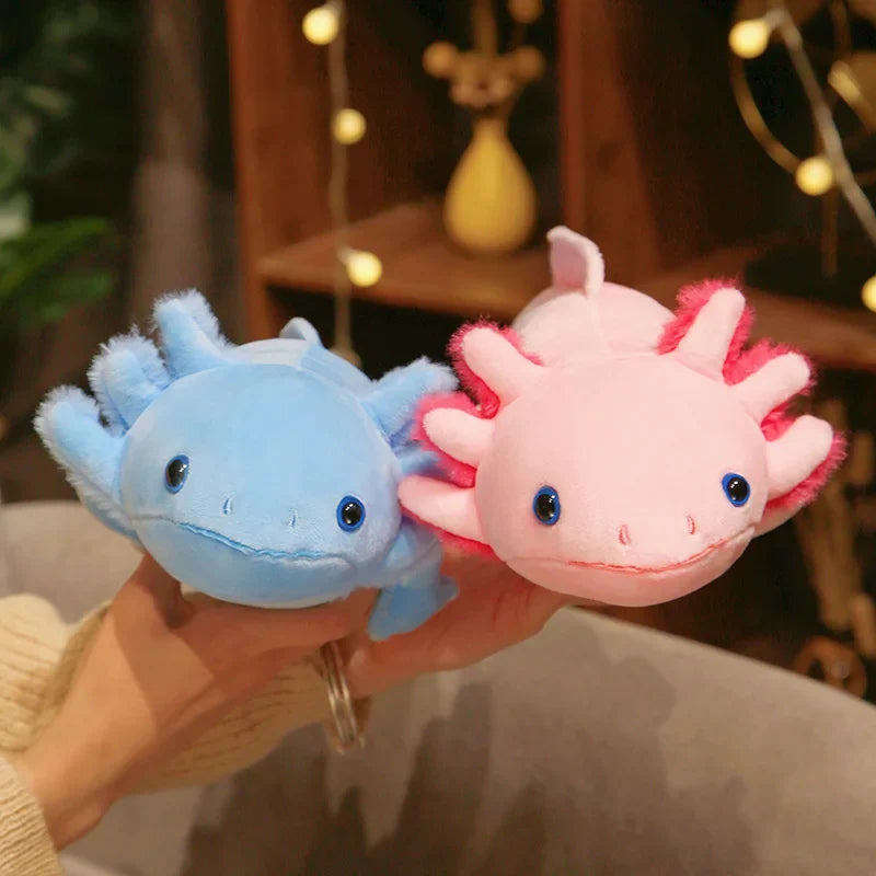 Kawaii Axolotl Plush Toy – Colorful Newt Stuffed Long Pillow