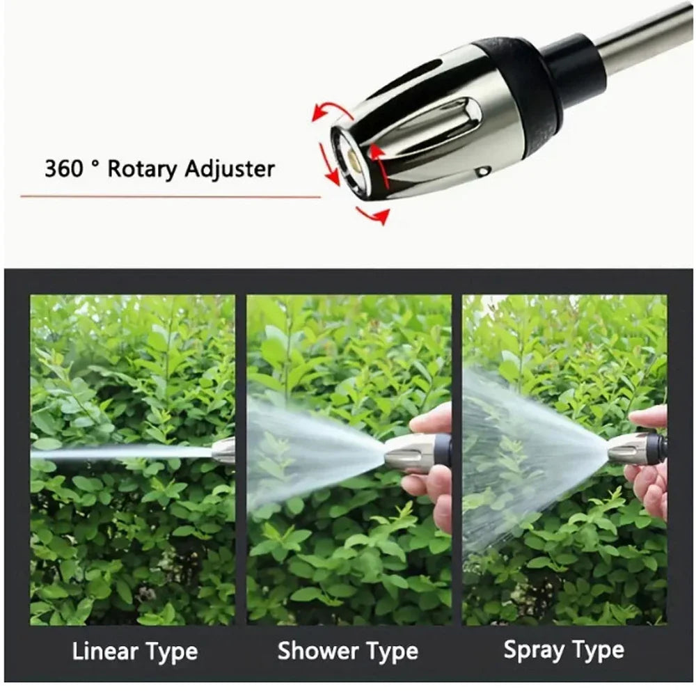 High-Pressure Water Gun with Foam Bottle – Garden & Window Cleaning Sprayer
