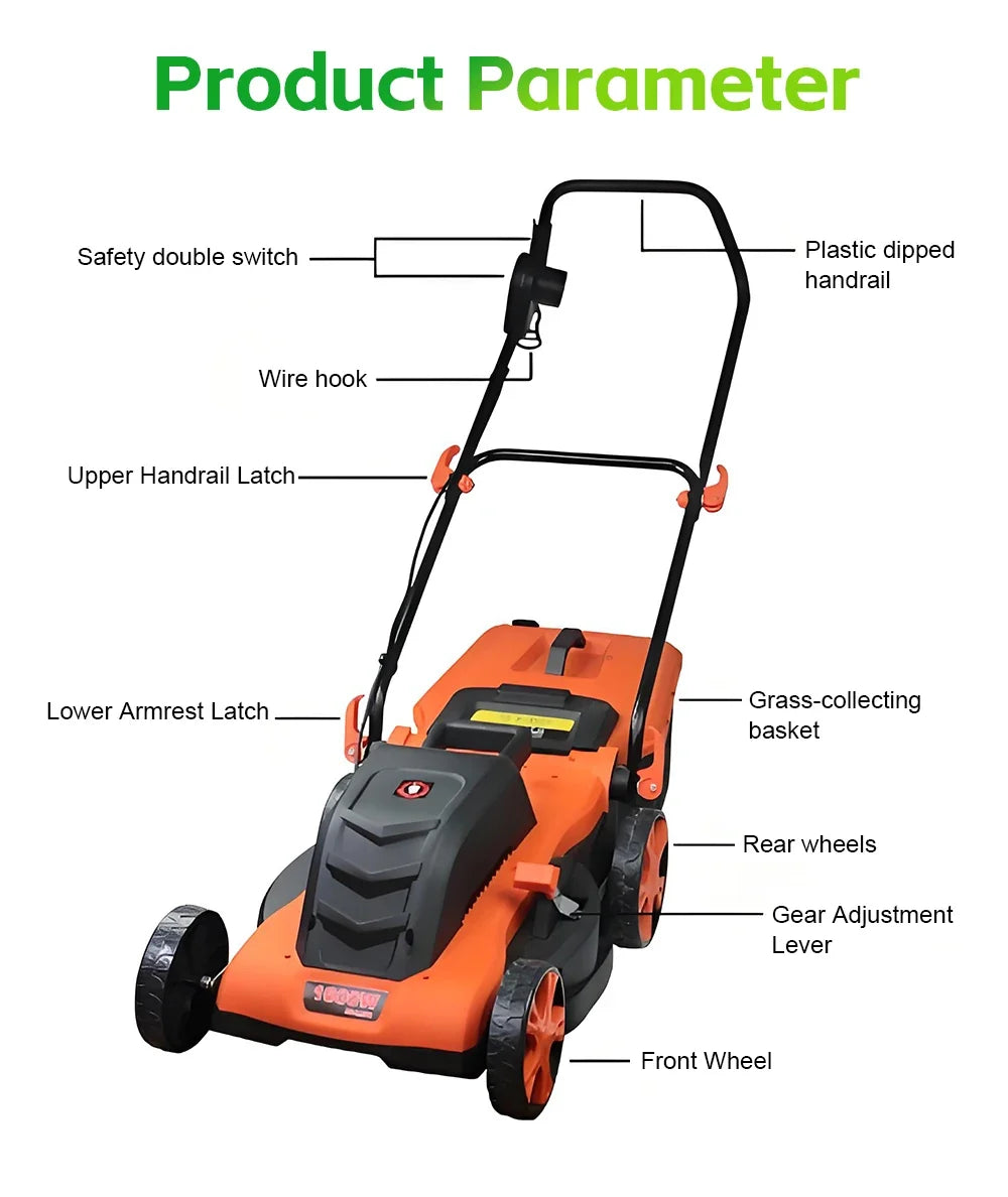 Handheld Electric Weeder and Lawn Trimmer, Cordless Brushless Garden Tool