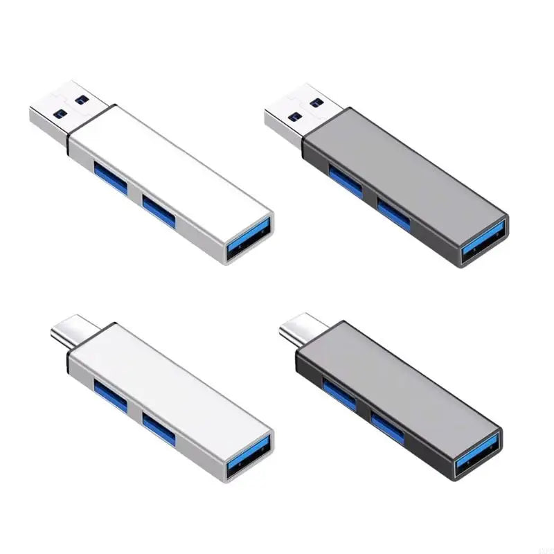 Ultra-Slim USB Hub – Multi-Port USB 3.0 Splitter with Type-C