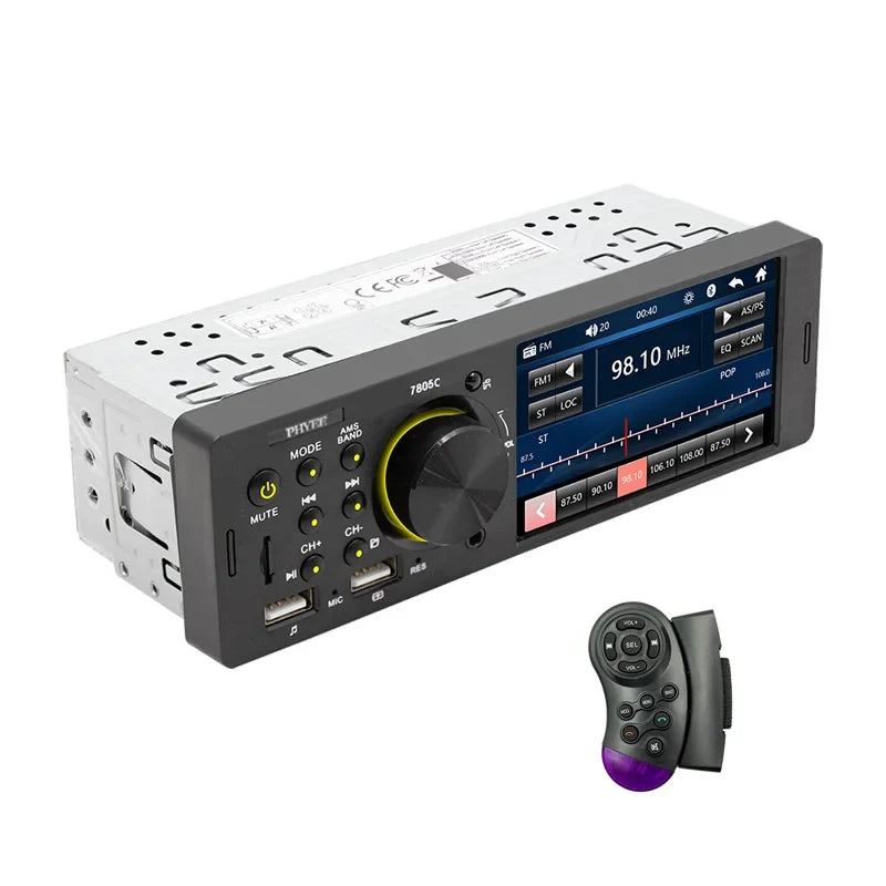 7" Touch Screen Car Radio – MP5 Player with Bluetooth & USB