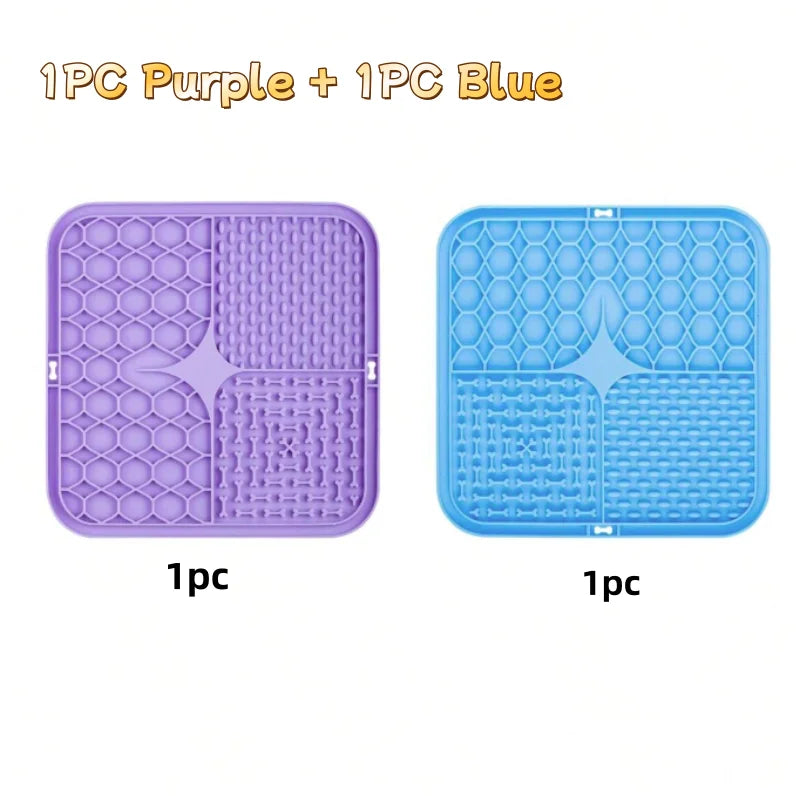 Silicone Dog Lick Mat with Suction Cups