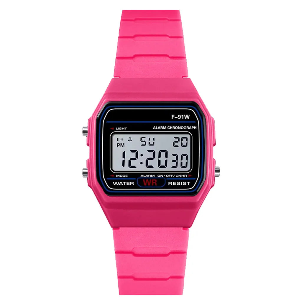 Men's Vintage Military LED Digital Watch – Waterproof Sport Watch