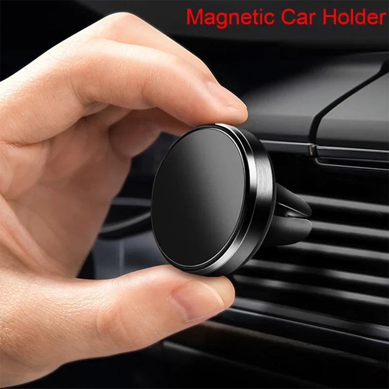 Magnetic Car Phone Holder – Air Vent Mount with 360° Rotation