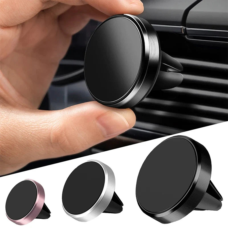 Magnetic Car Phone Holder – Air Vent Mount with 360° Rotation