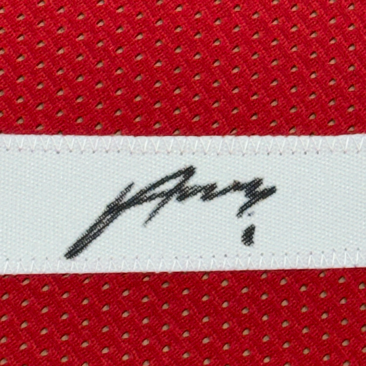 Framed Autographed/Signed Alperen Sengun 35x39 Houston Red Basketball Jersey Beckett BAS COA