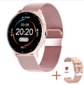 Smart Watch with Bluetooth Call – Round Full Touch Screen Fitness Tracker with Heart Rate Monitor