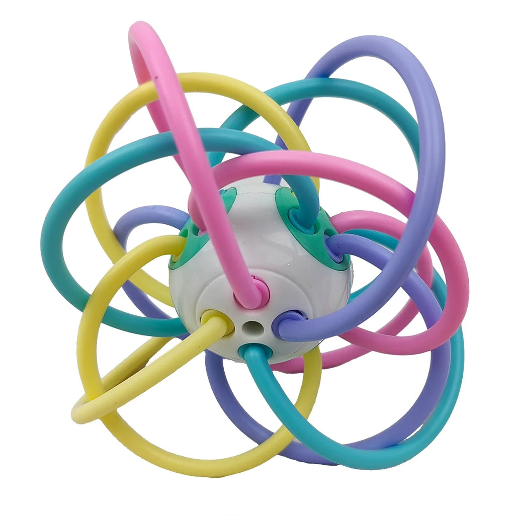 Manhattan Square Golfer Teether Ball – Educational Baby Toy