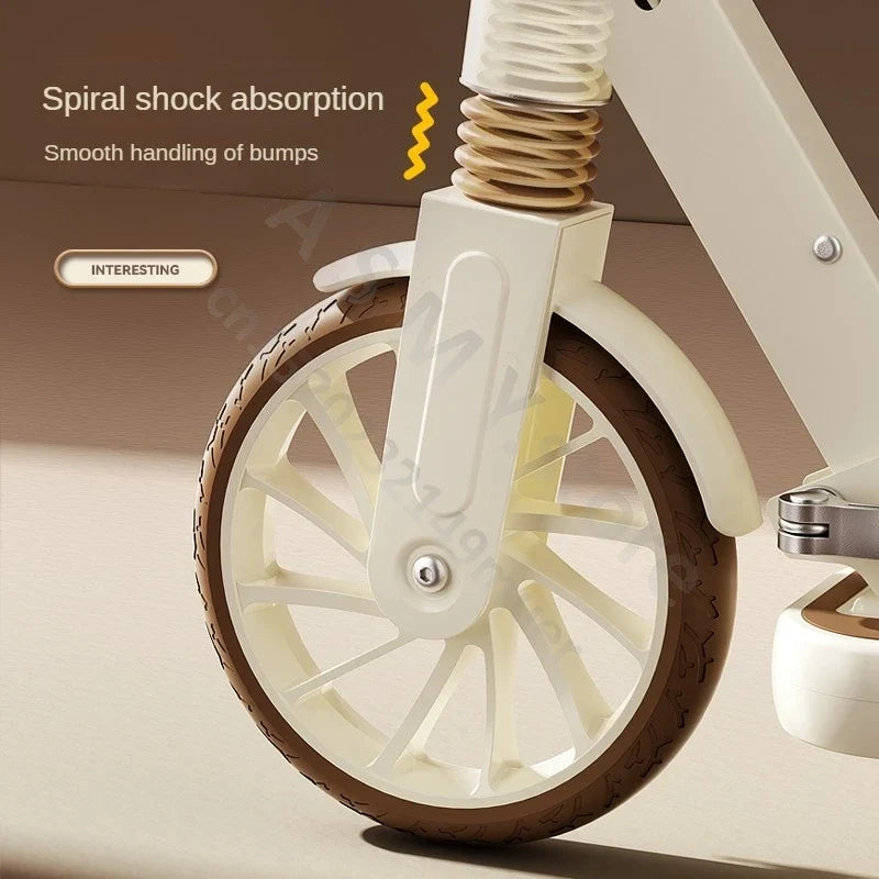 Foldable Kick Scooter for Kids & Adults – 2-Wheel Scooter